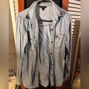 Urban Outfitters Light Blue Denim Shirt